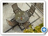 Gwynedd Garden Furniture Abersoch - Lima_4_Seat_Set